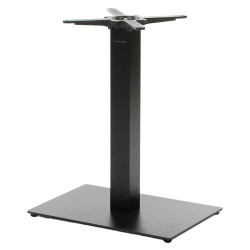 Présentation Pied de Table Métal Noir Dublino Premium, Base Manger