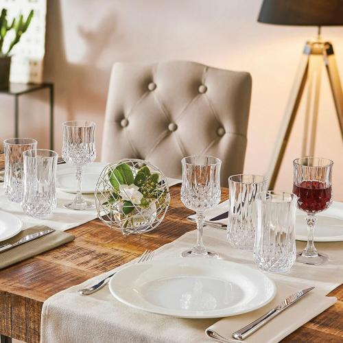 Présentation de Zoom sur Creatable Longchamp ECLAT, 6 Grands Verres Transparants