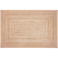 Présentation Tapis Jute RAJRANG, Bio, Rectangulaire, Décoratif, Reversible