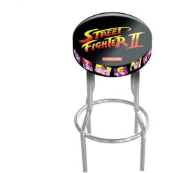 Présentation Tabouret Street Fighter II ARCADE1UP, design rétro