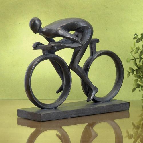 Présentation de Zoom sur Bits and Pieces, Statue Vélo Polyresine Durable