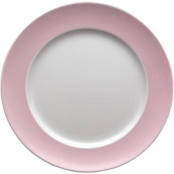 Présentation Assiette Dessert Rosenthal Sunny Day, Porcelaine Rose