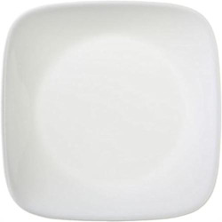 Présentation Assiette carrée blanche, set de 4, CORELLE