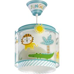 Présentation Lampe suspension enfant Little Jungle, animaux colorés