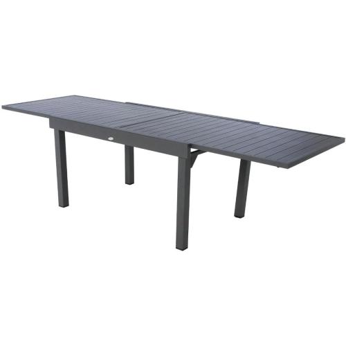 Présentation de Zoom sur Table Extensible Hesperide Piazza Alu 6-10 Places Graphite