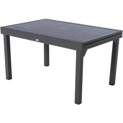 Présentation Table Extensible Hesperide Piazza Alu 6-10 Places Graphite