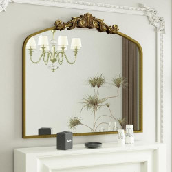 Présentation Miroir antique doré SMIROR, style vintage baroque