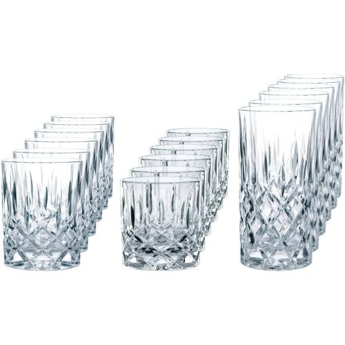 Présentation de Présentation Nachtmann Noblesse Lot 18 Tasses Élégantes Cristal