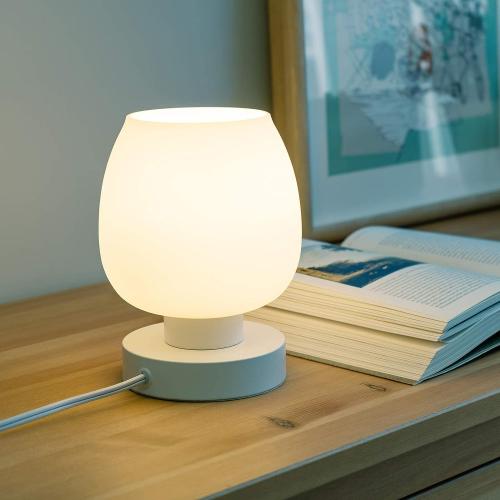 Présentation de Zoom sur Lampe de Chevet Tactile ONEWISH avec Intensité Variable 3 Voies