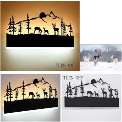 Applique Murale LED Cerf, Design Up Down, Intérieur en situation