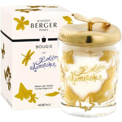 Présentation Bougie Parfumée Transparente MAISON BERGER, Lolita Lempicka