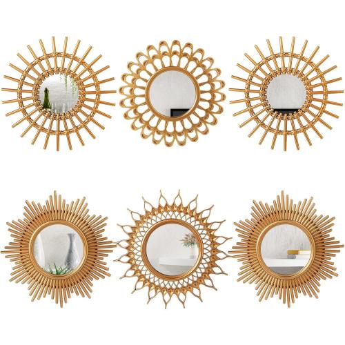 Présentation de Présentation Miroirs Dores Namalu, Décoration Murale Circulaire Boho