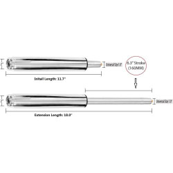 Nazalus Cylindre Levage Gaz Chaise Pneumatique Acier en situation