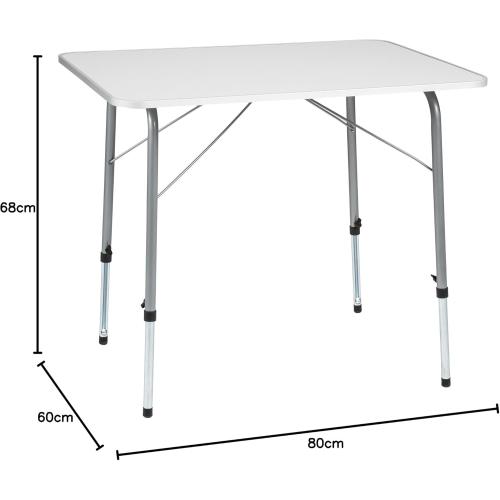 Présentation de Présentation TecTake Table Pliante Camping Aluminium Léger Compact