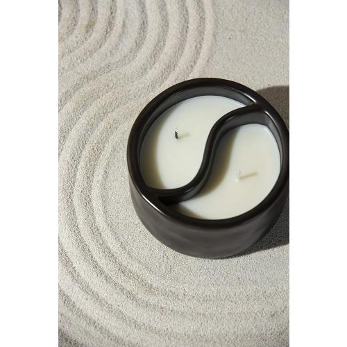 Présentation de Zoom sur Bougie parfumée Paddywax Yin Yang, Noir, 325 ml