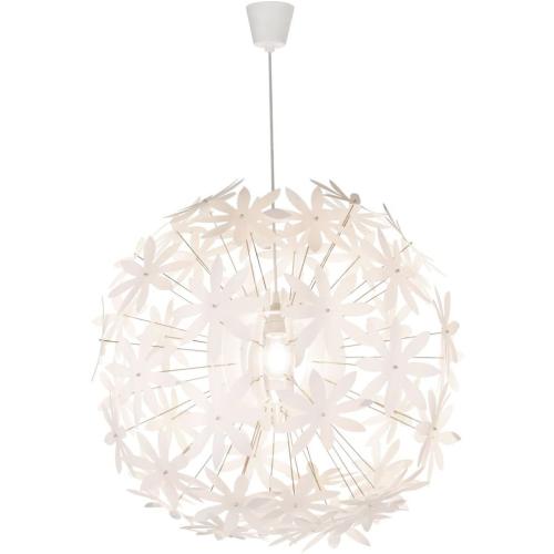 Présentation de Présentation Lampe suspendue design fleur spotlight blanc Globo