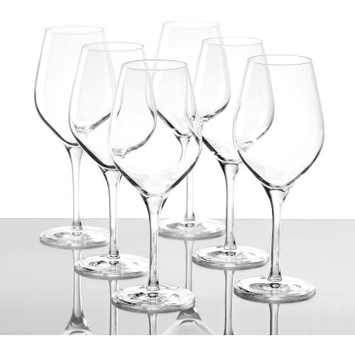 Présentation de Zoom sur Verres à vin blanc incassables, cristal haute qualité, 6 pièces