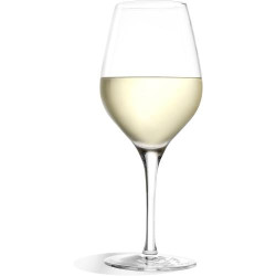 Verres à vin blanc incassables, cristal haute qualité, 6 pièces en situation