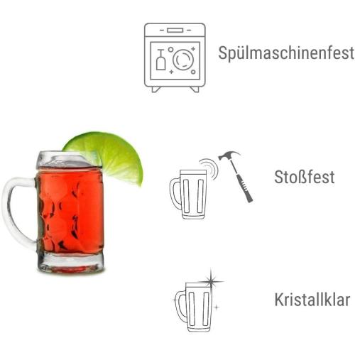 Présentation de Zoom sur Mini Chope à Bière 5cl, Remplissage 4cl, Stolzle_Lausitz