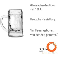 Mini Chope à Bière 5cl, Remplissage 4cl, Stolzle_Lausitz en situation