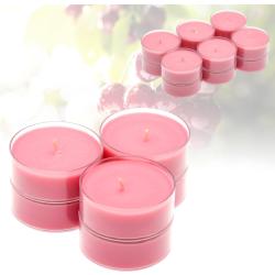 Présentation Bougies chauffe-plat parfum cerise sauvage, lot 12