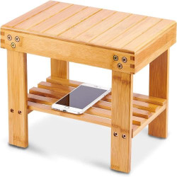 Présentation Tabouret en Bois Portable avec Rangement pour Enfants - Utoplike