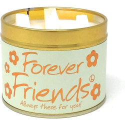 Bougie parfumée Lily Flame Forever Friends, vert pistache, douce en situation