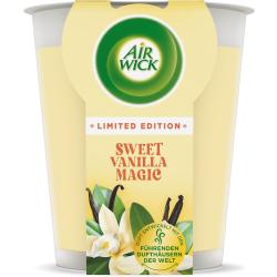 Présentation Bougie parfumée Air Wick Sweet Vanilla Magic, 40h