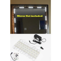 Présentation Miroir Makeup LED Lumière, Variateur, LEDUPDATES