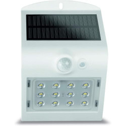 Applique murale LED solaire Guardian PIR blanc IP44 en situation