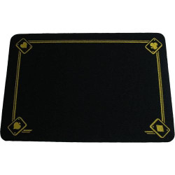 Présentation Tapis classique imprimé noir Vdf Close Up Pad