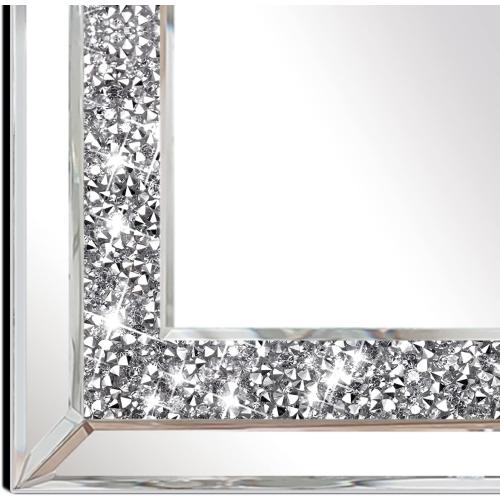 Présentation de Miroirs muraux cristal, strass brillants, ZOLAPI en situation