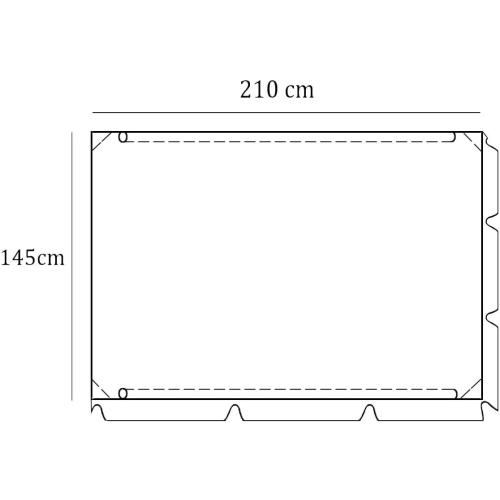 Présentation de Zoom sur Ferocity Toit de Rechange Balancelle Jardin Résistant Soleil Marron