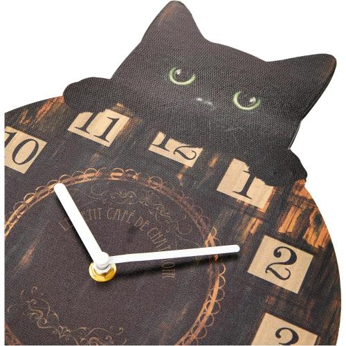 Présentation de Horloge Murale Kitten Tickin 32cm Nemesis Now en situation