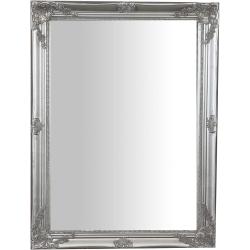 Présentation Miroir Mural Shabby Chic Argent Antique, Made in Italy