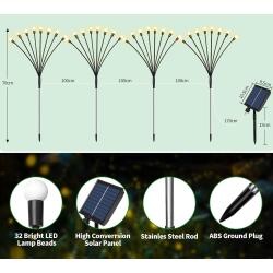 Lumières Solaires Jardin, Lucioles Décoratives Vibrantes en situation