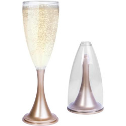 Présentation Winkee Flûtes Champagne Compactes, Lot 2, Verres Camping