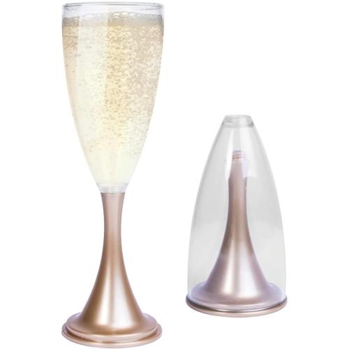 Présentation de Présentation Winkee Flûtes Champagne Compactes, Lot 2, Verres Camping