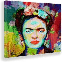 Présentation Tableau Frida sur Toile Prêt à Accrocher - Déco Moderne Maison