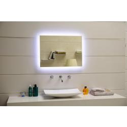 Miroir Salle de Bains LED Lumineux Blanc Froid en situation