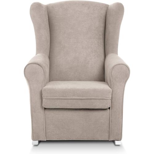 Présentation de Zoom sur Fauteuil balancelle orejero beige vanille, moderne, confort