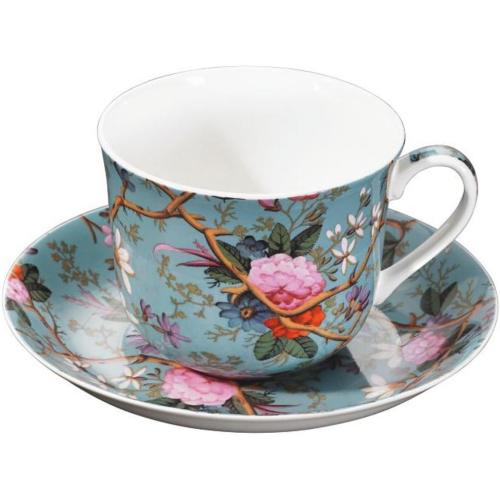 Présentation de Zoom sur Tasse Porcelaine Kilburn Victorian Garden, Gobelet Café