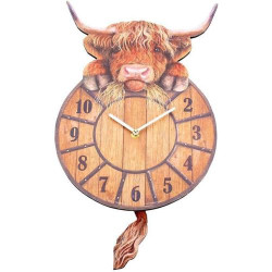 Présentation Horloge Murale Highland Tickin, NEMESIS NOW, Vintage