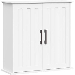 Présentation Armoire Murale RiverRidge Monroe, Bois Blanc, 2 Portes