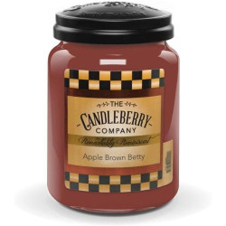 Présentation Bougie en pot Marron, The Candleberry Company