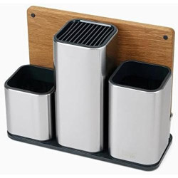 Présentation Organisateur Cuisine Joseph Joseph Counterstore : Lot de 3 Pots et Planche