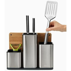 Organisateur Cuisine Joseph Joseph Counterstore : Lot de 3 Pots et Planche en situation