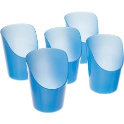 Présentation Tasses Flexi Cut Bleues, 2oz, Pack de 5