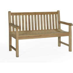 Banc Teck Massif Notting Hill 130 cm, Teck'Attitude en situation