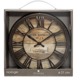 Horloge à Poser Vintage Atmosphera, Élégance Intérieure en situation